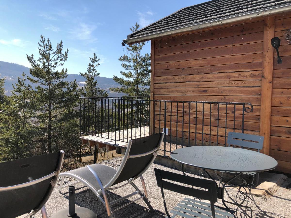 Clos Shambhala-Chalet D'Hotes Saint-Jean-Saint-Nicolas 外观 照片