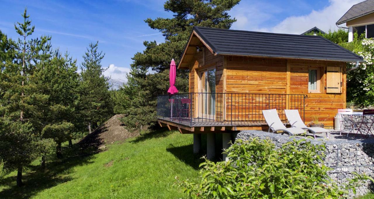 Clos Shambhala-Chalet D'Hotes Saint-Jean-Saint-Nicolas 外观 照片