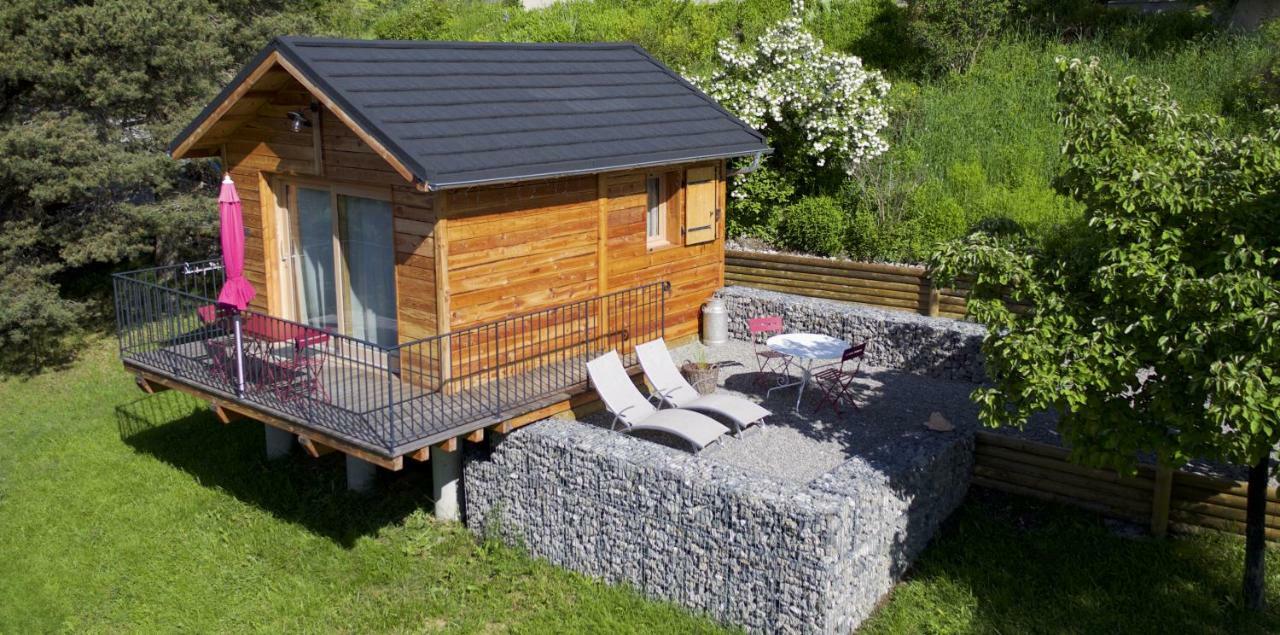 Clos Shambhala-Chalet D'Hotes Saint-Jean-Saint-Nicolas 外观 照片